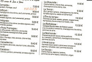 à l'ère du temps menu