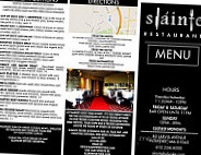 Slainte menu