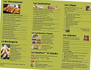 Ma France menu