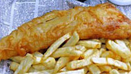 Black And White Fish And Chips Takeaway food