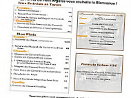 La Ferme du Petit Argelas menu