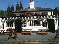 The Armstrong Gun outside