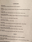 Hillside Pub menu