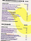 Le Bistrot de Gilles menu