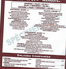 Au Petit Marquis menu