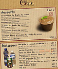 Côté Goût menu