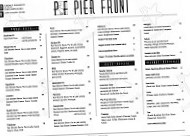 Pier Front menu