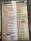 Azul Tequila Grill menu