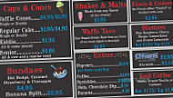 The Beach Bucket menu