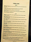 Mesa Luna menu