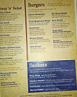 Sundown Lounge menu