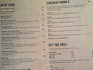 The Beach Grill menu