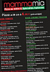 Mammamia menu