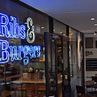 Ribs & Burgers inside