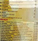 Sona Palace Indian Foods menu