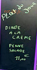 Le Corfou menu