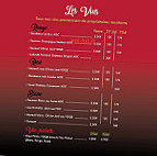 Le Grand Cafe menu