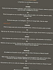 Auberge Des Voutins menu