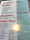 Dan's Hamburgers menu