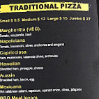 The Pizza Box menu