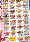 Malek Pizza menu