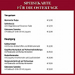 „claashäuschen“ menu