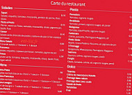 Francesca menu