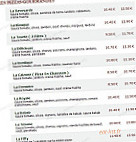 Le Kiosque à Pizzas menu