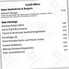 Buster Crabb menu