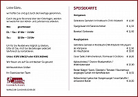 „claashäuschen“ menu