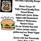 Up North 23 And Lounge menu