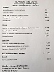 Alfredo Alte Mühle menu