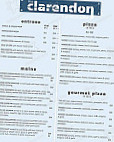 Mr Matteo Clarendon menu