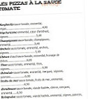 Etoile Pizza menu