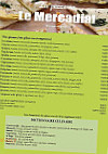 Pizzeria du Mercadial menu