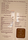 Le Bistrot Des Copains menu