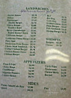 Road Runner Drive-inn menu