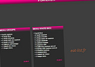 Sushi Web menu