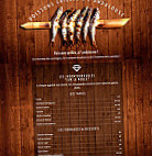 La Sardine menu