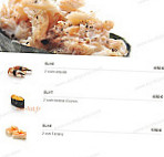 Plaza Sushi menu