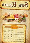 Sûr Kebab menu