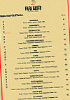 Papa Gusto menu