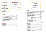 Le Clos Gourmand menu