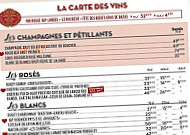 Le Bistrot Du Boucher menu