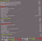 Fresh Food menu