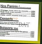 La Faiss a Pizza menu