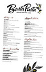 Basta Pasta menu