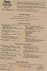 The Swan Taphouse menu