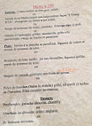 L'etang D'or menu