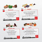 Saveur Concept Dijon menu